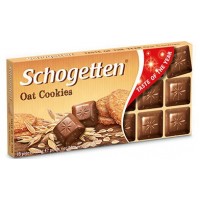 Шоколад молочный Schogetten с кусочками овсяного печенья, 100 г